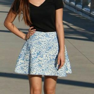 Forever 21 floral circle skirt